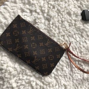 Faux Louis wristlet